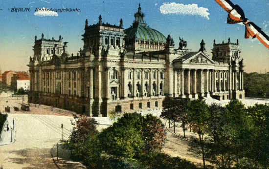 Reichstgsgebäude Berlin 1915