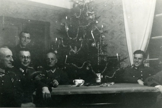Oberleutnant Carl Haake Weihnachten 1939 in Polen